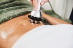 body contouring imagery on stomach